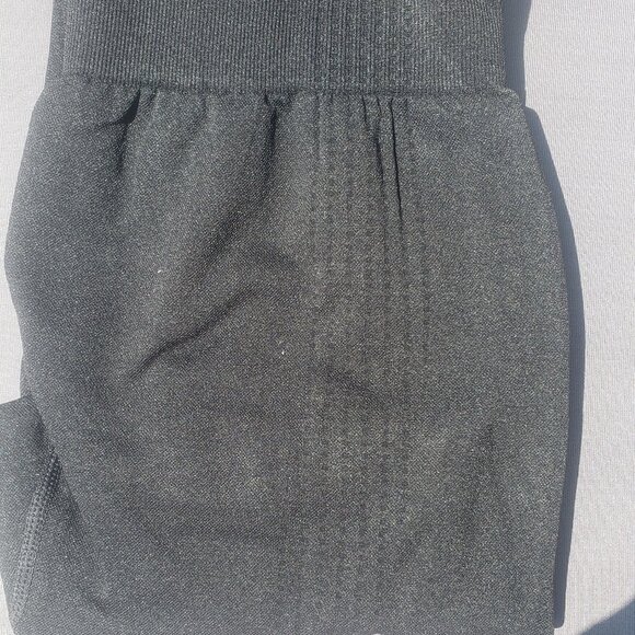 NWT Higorun Seamless Workout Leggings Gym Yoga Pants Black - Picture 3 of 12